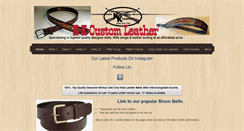 Desktop Screenshot of kkcustomleather.com