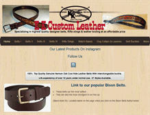 Tablet Screenshot of kkcustomleather.com